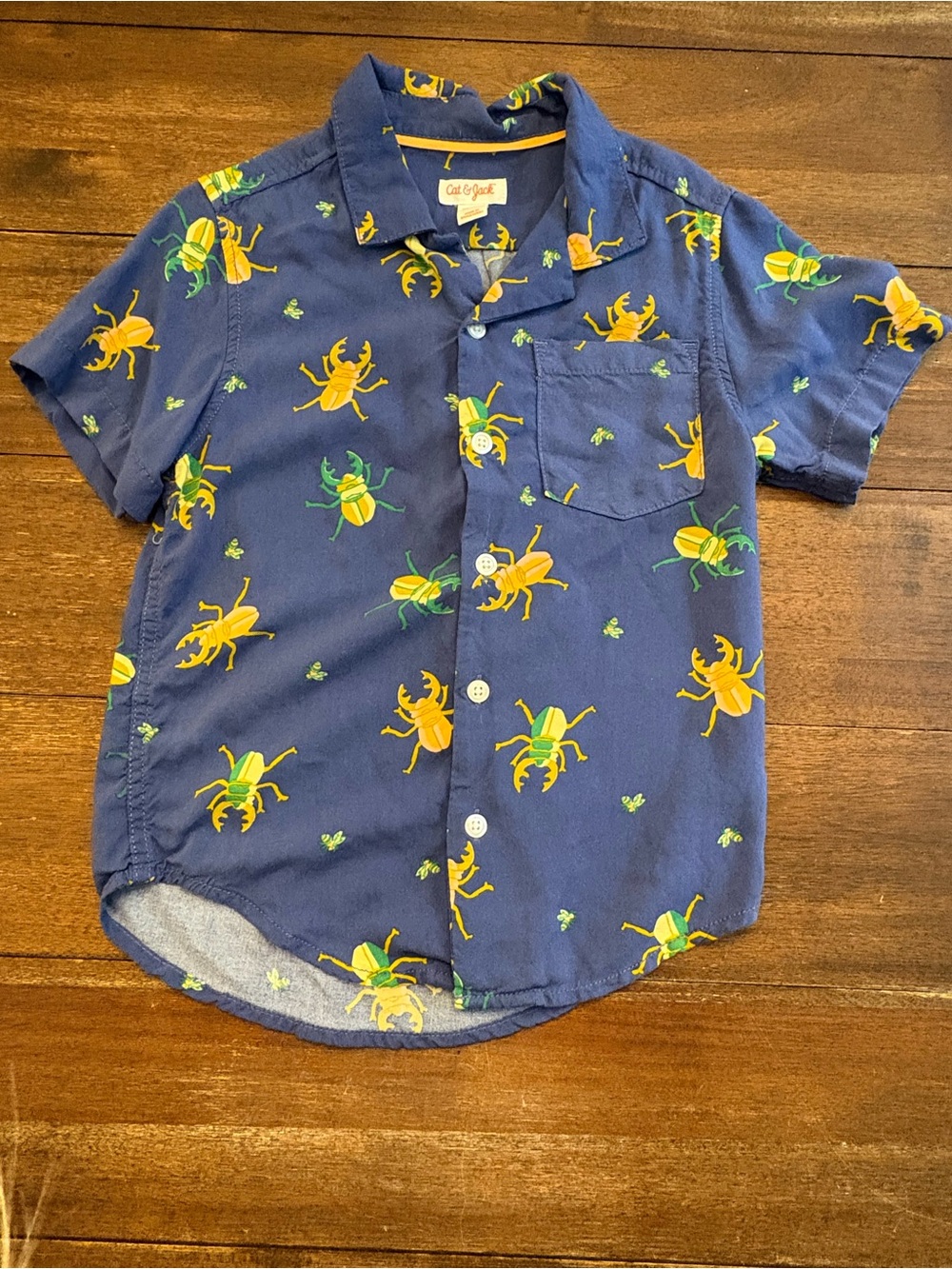 Cat & Jack Boys Button Down XS
